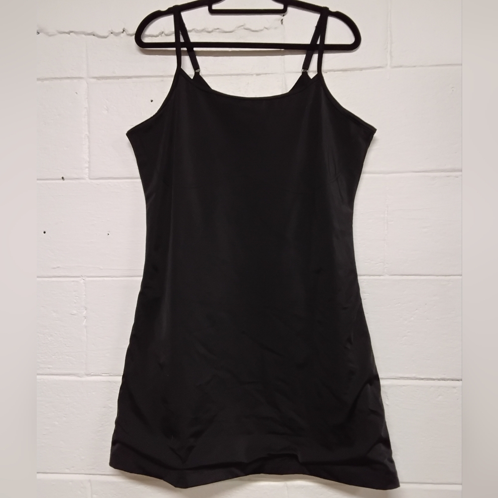 Black Slip Dress with Adjustable Straps